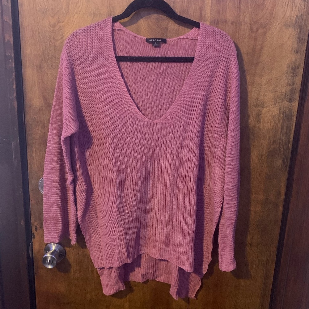 Acrobat Pink Knitted Sweater